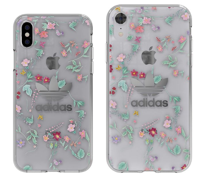 Iphone Xs Xr クリアケースにカラフルな花柄 Adidas アディダス の新作iphoneケース登場