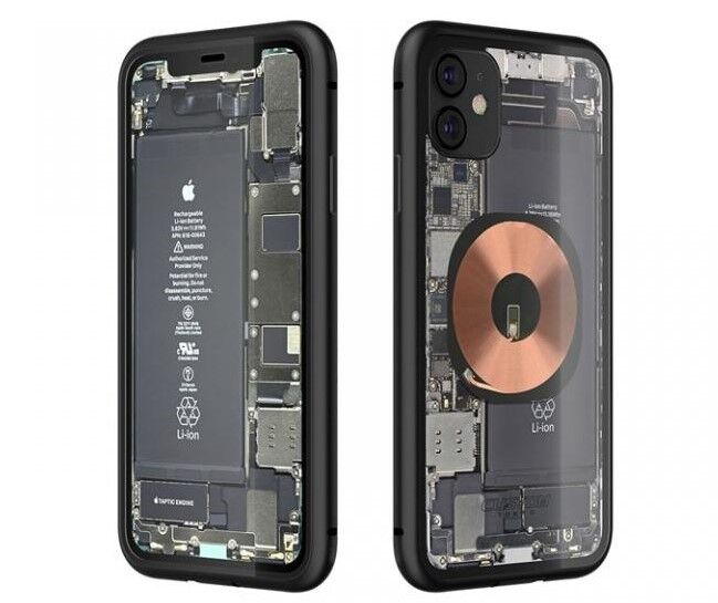 す す 透けてる みたいに錯覚する360度フルカバーiphone11ケース Transparent Alluminio Appbank Store