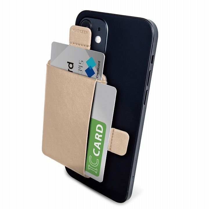 財布レス派の私がおすすめしたいiPhone12用マグネット式カードポケット 