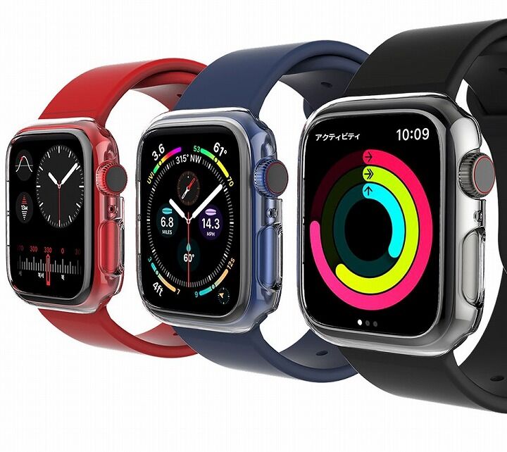 Apple WatchアップルウォッチTPU 保護 カバー クリア 40㎜ 通販