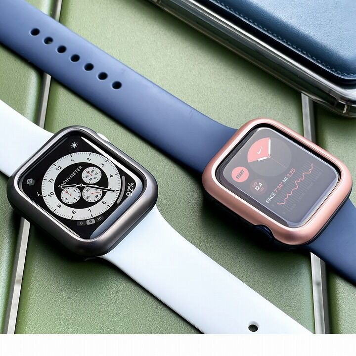 arareeより、Apple WatchをメタルとTPUの二重構造で守る「デュアル