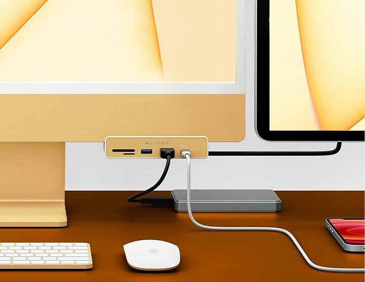 HyperDrive 6-in-1 USB-C Hub for iMac24