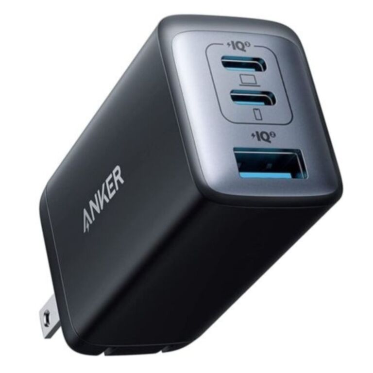 3ポートで同時充電。最大65Wのプラグ搭載USB-Cアダプタ「Anker