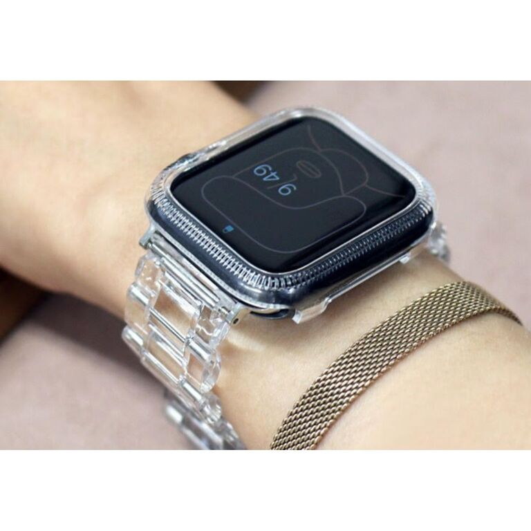 Apple Watch クリア バンド 42 44 45mm G2-m-k - 通販 - metalgypsum