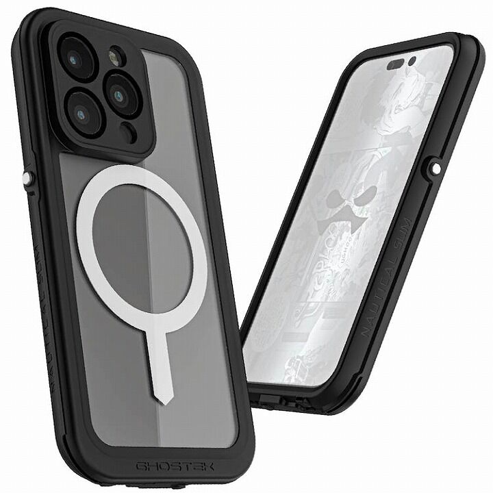 360度フルカバー、防水防塵ケース「Ghostek NAUTICAL SLIM」iPhone14 