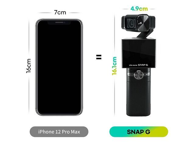 屋外撮影の不満を解消！「ジンバルカメラ SNAP G」なら大画面！大容量バッテリー！超広角！嬉しい特徴が勢ぞろい AppBank Store