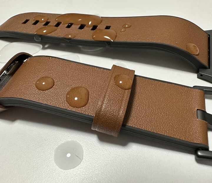 UNIQ STRADEN Waterproof Leather Hybrid Apple Watch Strap