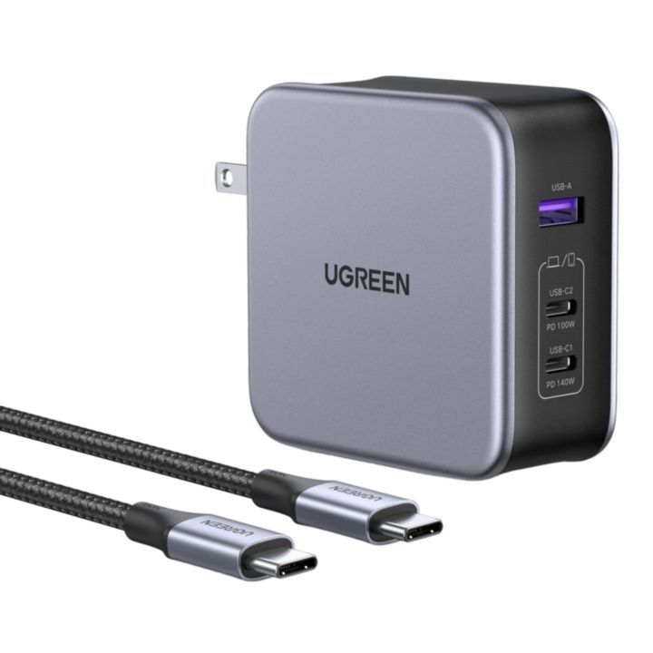 UGREEN、2台のノートPCを同時充電できる最大140W出力USB