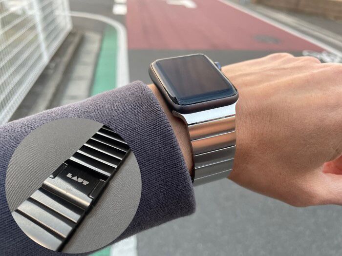 海外限定【けんちゃっく様専用Apple Watch 7ステンレス 45mm グラファイト Apple Watch本体