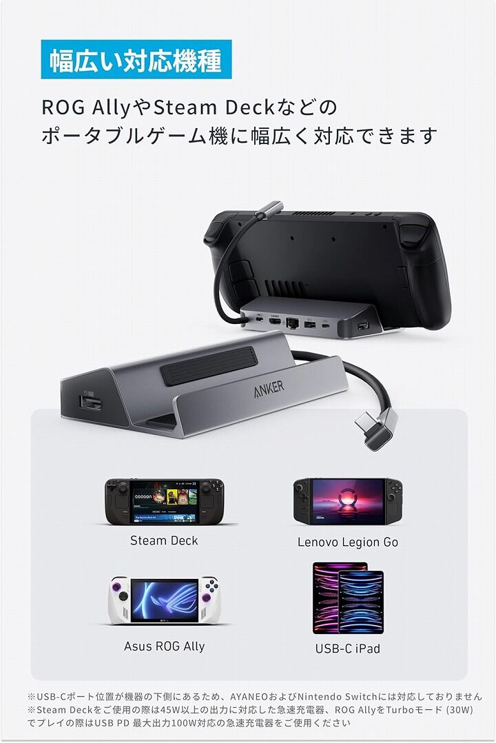 Anker USB-C ハブ (6-in-1, For Game Console)の人気通販 AB-Next