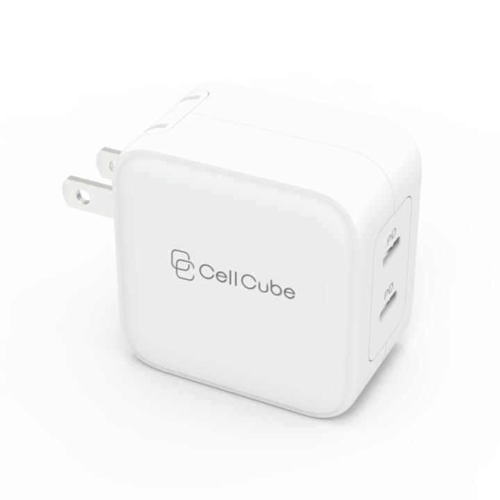CellCube 2ポートUSB-C Fast Charger PD20W×2_0