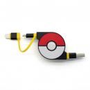 cheero 2in1 Retractable USB Cable with Lightning & micro USB POKEMON version 70cm イエロー