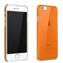 ウルトラスリム 0.5mm クリアハードケース オレンジ iPhone 6 Plus