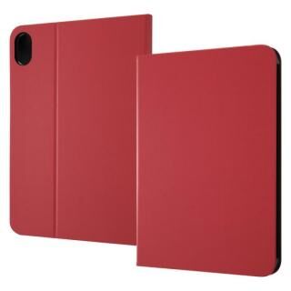 レイ・アウト レザーケース スタンド機能付き レッド 8.3インチ iPad mini 第6世代