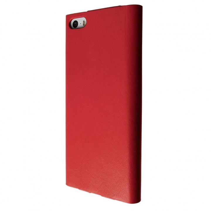 iPhone SE/5s/5 ケース GRAMAS One-Sheet Leather レッド iPhone SE/5s/5 手帳型ケース_0