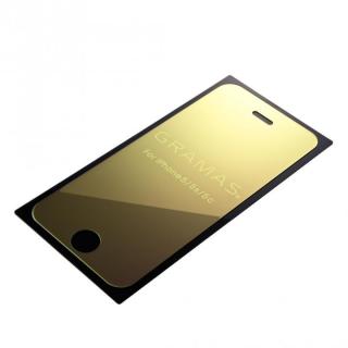 iPhone SE/その他の/iPod フィルム GRAMAS EXTRA Mirror Glass  iPhone SE/5s/5/5c ゴールド