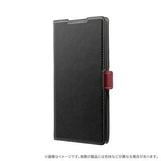 Galaxy Note 10+ SC-01M/SCV45 薄型軽量PUレザーフラップケース「PIECE」 ブラック