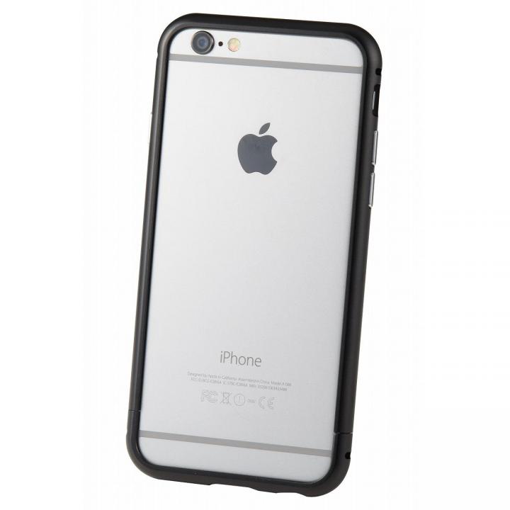 iPhone6s/6 ケース クリスタルアーマー メタルバンパー ブラック iPhone 6s/6_0
