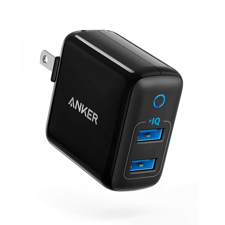 Anker PowerPort II - 2 PowerIQ USB急速充電器 ブラック_0