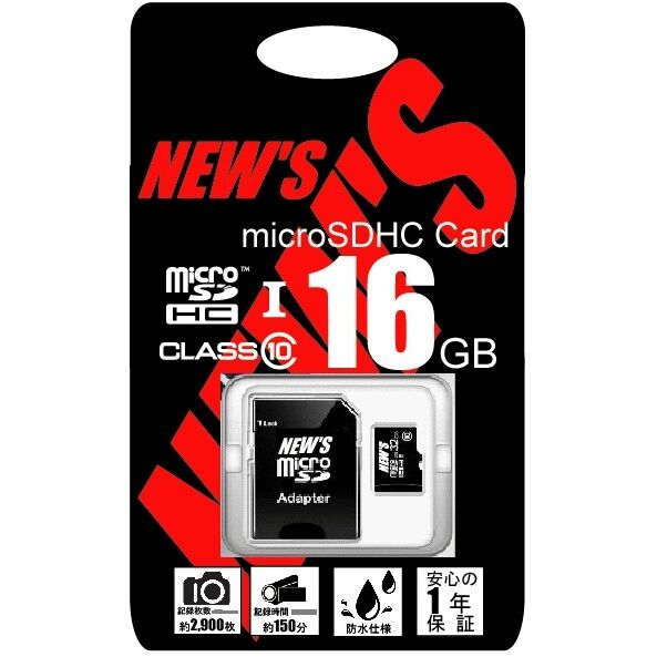 NEW'S microSDHC 16GB class10 UHS-1_0