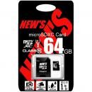 NEW'S microSDXC 64GB class10 UHS-1