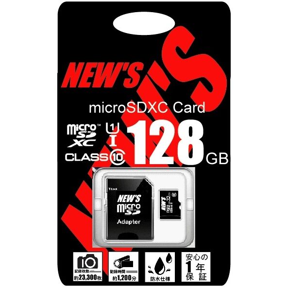 NEW'S microSDXC 128GB class10 UHS-1_0