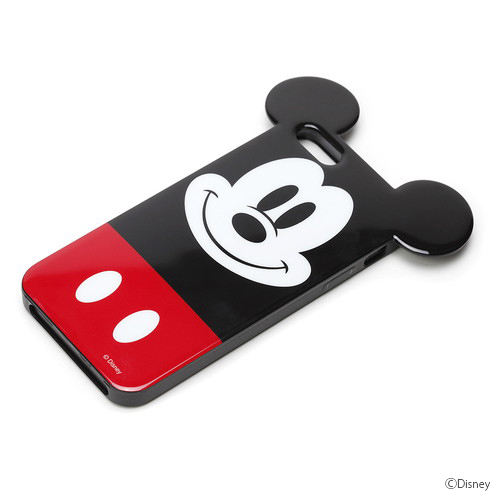 iPhone SE/5s/5 ケース ディズニー iPhone SE/5s/5用TPUセミハードダイカットケース ミッキーマウス_0