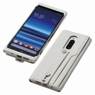 clings Slim Hand Strap Case for Xperia 1 ホワイト