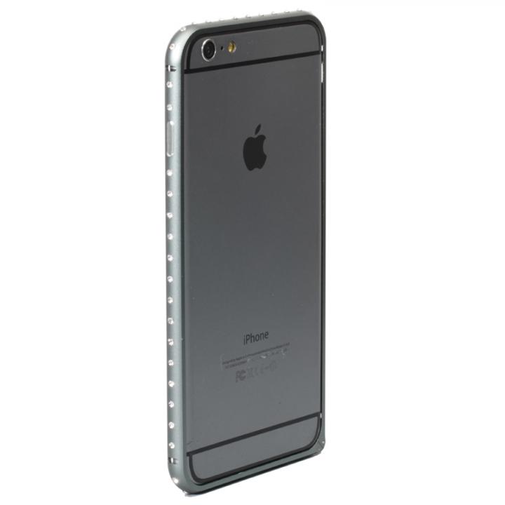 iPhone6 Plus ケース クリスタルを埋め込んだアルミバンパー truffol Crystal Air スペースグレイ iPhone 6 Plus_0