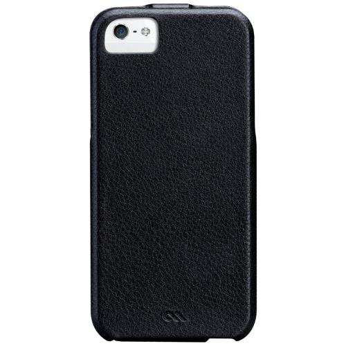 iPhone SE/5s/5 ケース Case-Mate Signature Flip Case Black レザー 手帳型縦開きタイプ_0