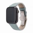 GRAMAS German Shrunken-calf Watchband for Apple Watch 44/42mm Baby Blue