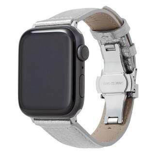 GRAMAS PikaPika Leather Watchband for Apple Watch 44/42mm Silver