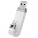 USB/Lightningフラッシュメモリ leef iBRIDGE 128GB/ホワイト