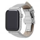 GRAMAS PikaPika Leather Watchband for Apple Watch 40/38mm Silver