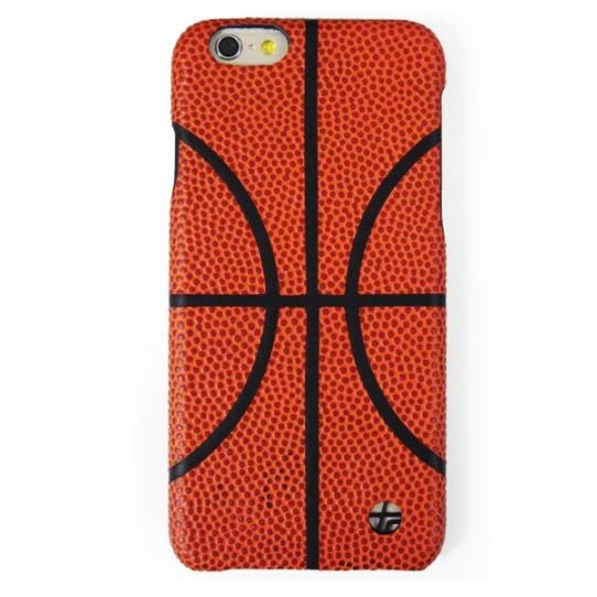 iPhone6 ケース トルコ製本革張りハードケース バスケットボール iPhone 6_0