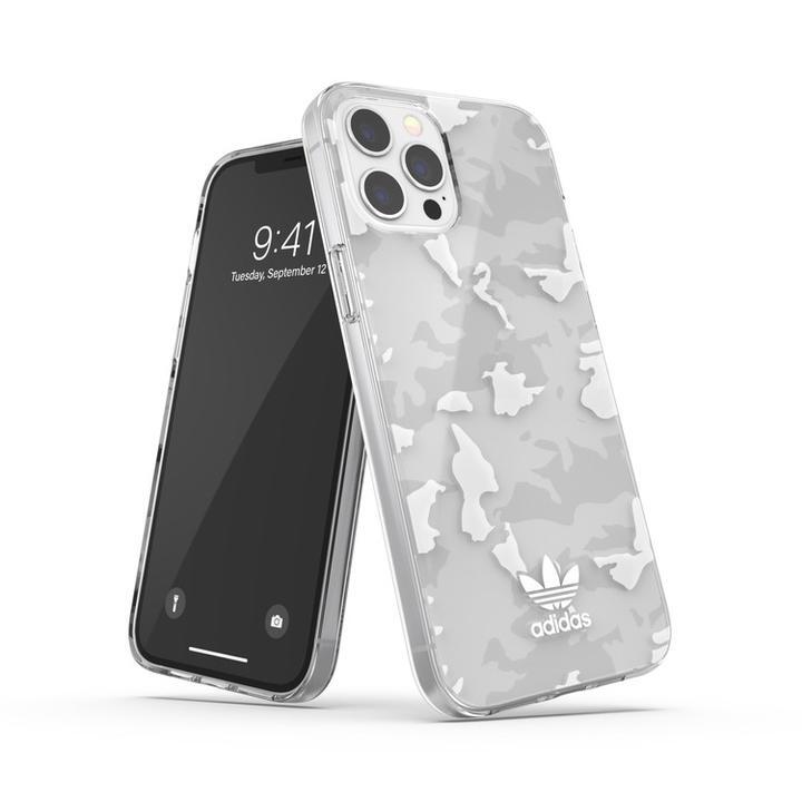 adidas originals Snap Case Camo AOP SS21 Clear/White iPhone 12 Pro Max_0