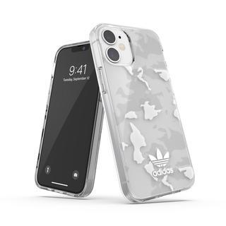 iPhone 12 mini (5.4インチ) ケース adidas originals Snap Case Camo AOP SS21 Clear/White iPhone 12 mini