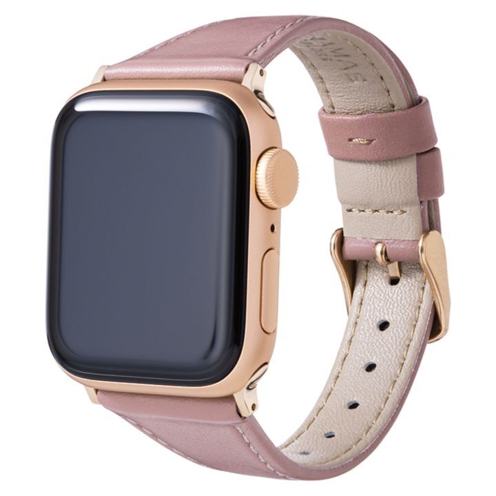 GRAMAS COLORS Originate Genuine Leather Apple Watch Watchband 45/44/42mm Rose Brown【10月中旬】_0