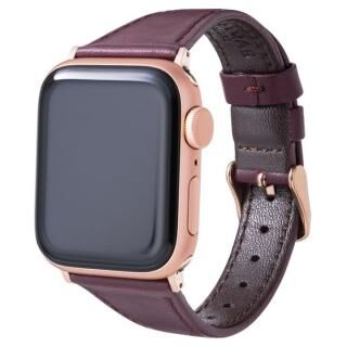 GRAMAS COLORS Originate Genuine Leather Apple Watch Watchband 45/44/42mm Burgundy