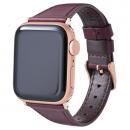 GRAMAS COLORS Originate Genuine Leather Apple Watch Watchband 45/44/42mm Burgundy【10月中旬】
