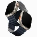 UNIQ REVIX リバーシブル マグネット Apple Watch バンド 49/45/44/42mm ブルー/ライトグレー【5月中旬】