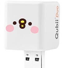 Qubii Duo カナヘイの小動物コラボモデル USB Type-A ピスケ