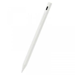 エレコム タッチペン 充電式 スタイラスペン 極細 ペン先 2mm マグネット付 iPad ホワイト