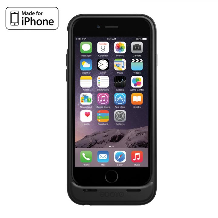 iPhone6 ケース [MFi認証取得]バッテリー内蔵ケース ODOYO PowerShell EX ブラック iPhone 6_0
