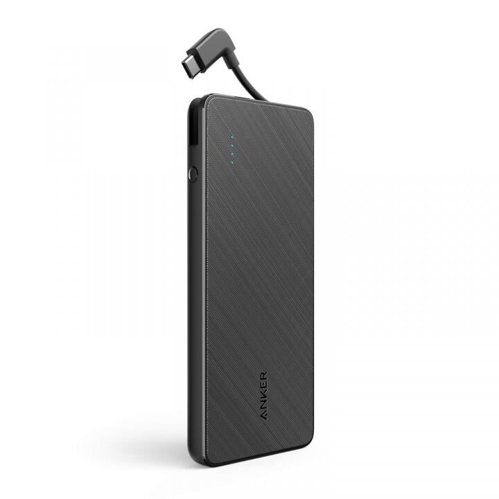 Anker PowerCore+ 10000 with built-in USB-C Cable ブラック_0