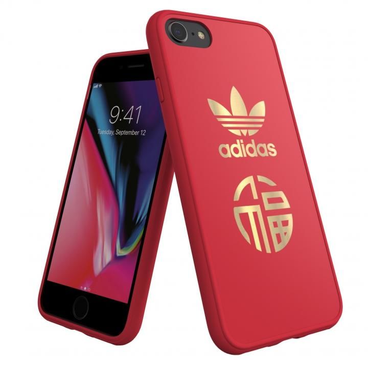 iPhone8/7 ケース adidas Originals CNY スナップケース Scarlet iPhone 8/7_0