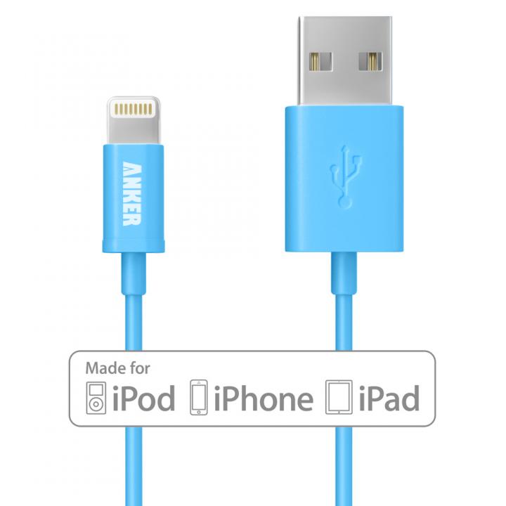 [90cm]Anker Lightning-USBケーブル Made for iPhone取得 ブルー_0