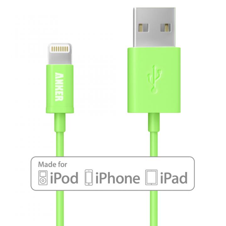 [90cm]Anker Lightning-USBケーブル Made for iPhone取得 グリーン_0