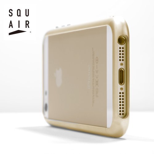 iPhone SE/5s/5 ケース 金属とは思えない触り心地 SQUAIR Curvacious Bumper  iPhone SE/5s/5バンパー ゴールド_0