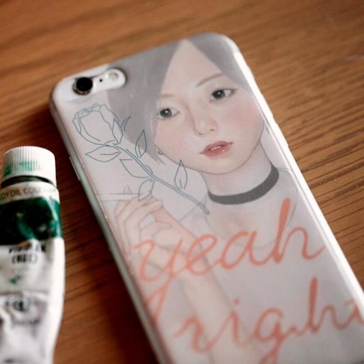 iPhone8/7 ケース 雪下まゆ ケース/Year right girl iPhone 8/7_0